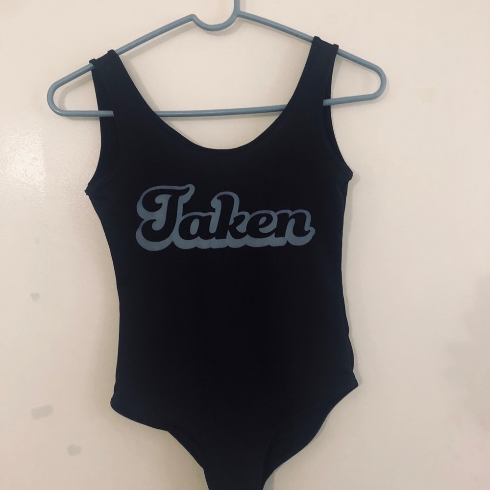 FOREVER 21 “taken” bodysuit